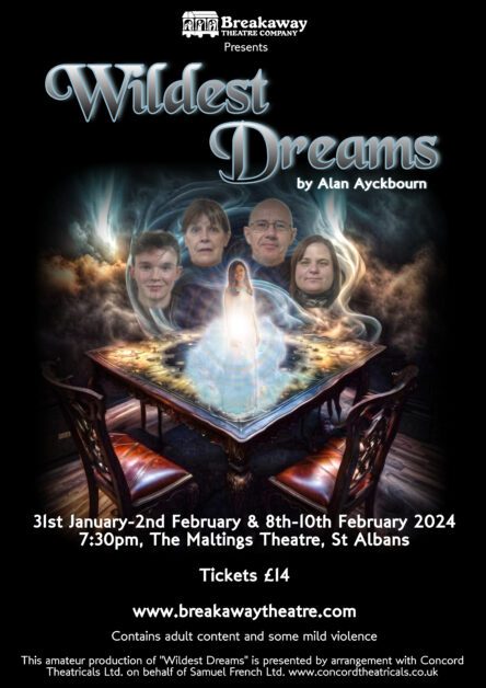Flyer for Wildest Dreams by Breakaway Theatre Company